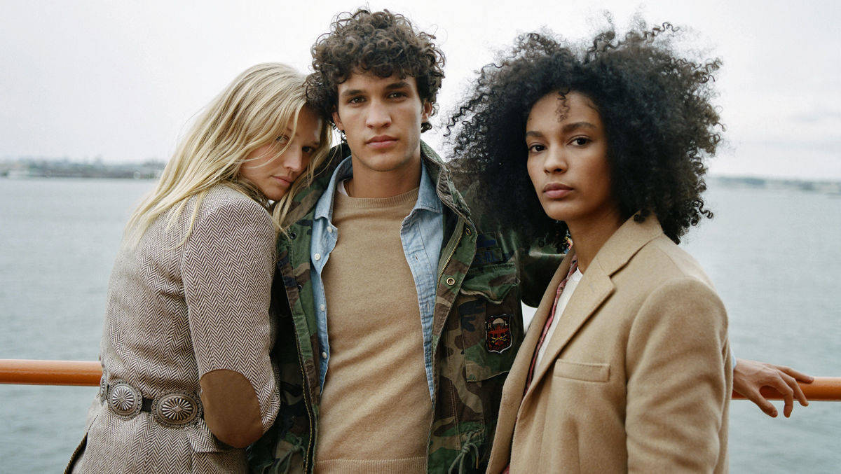About You und Polo Ralph Lauren werben gemeinsam.