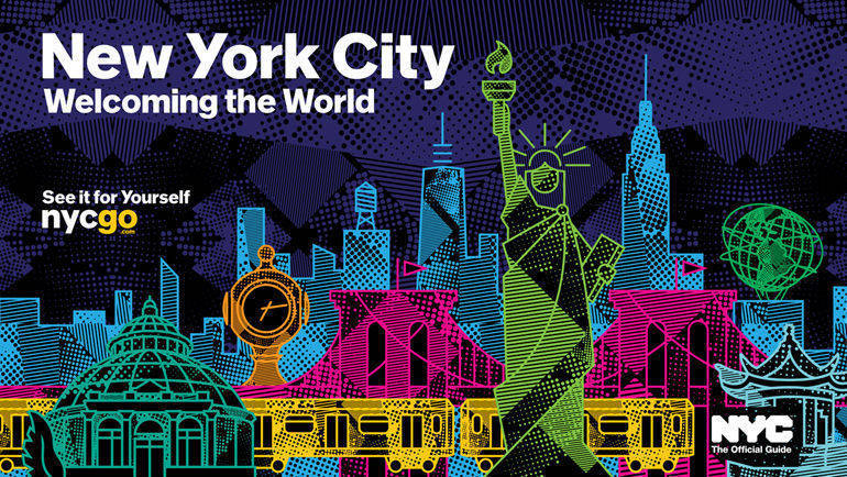 "Welcoming the World" lautet der Slogan der neuen NYC-Kampagne.