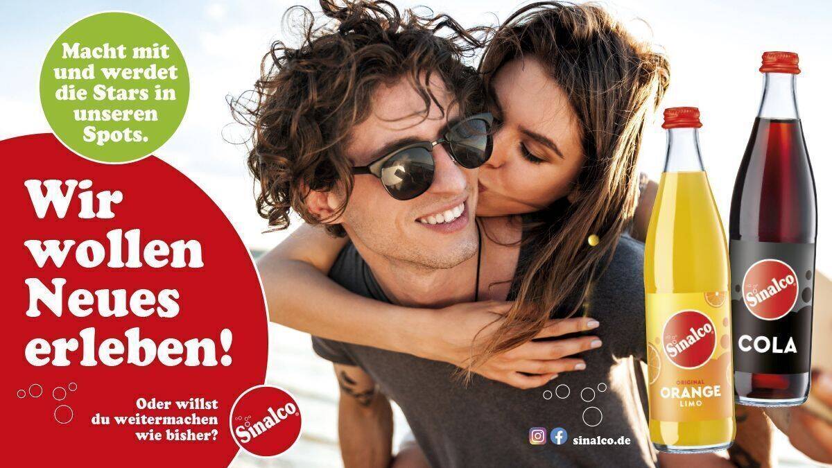 Das neue Sinalco-Image zeigt sich in der Bildsprache der aktuellen Kampagne.