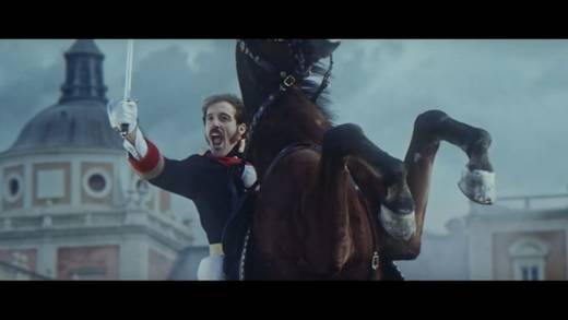 Szene aus dem Spot: Der Wilkinson-Gründer war Büchsenmacher in Diensten von König Georg III.