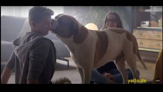 Szene aus dem neuen Yello-Spot, der seit dieser Woche im Fernsehen läuft.