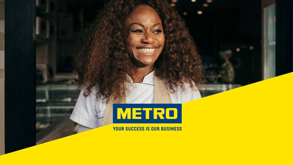 Eins der vielen Werbemotive aus der internationalen Metro-Kampagne.