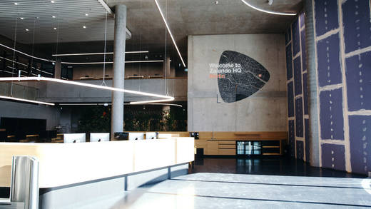 Hauptquartier von Zalando in Berlin.