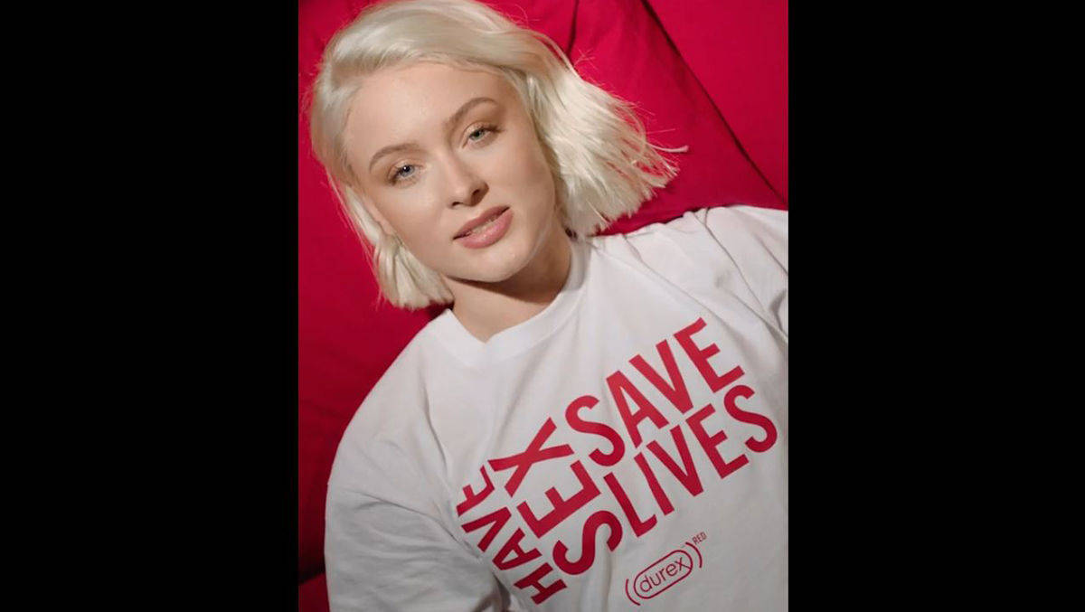 Zara Larsson wirbt für Sex.