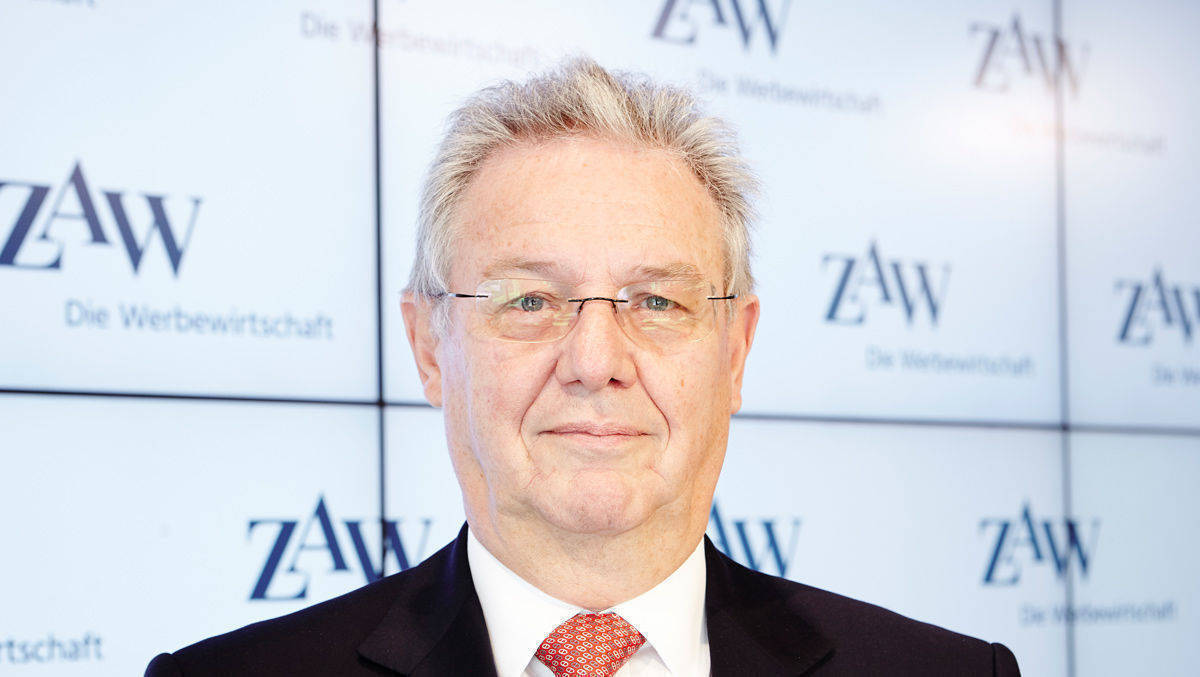 ZAW-Präsident Andreas Schubert: "Das ungewöhnlichste Werbejahr in der Geschichte der Bundesrepublik."