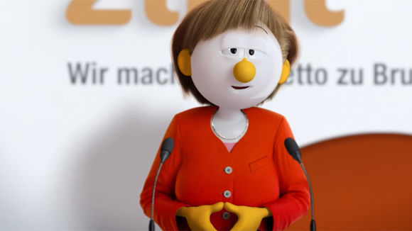 Zimt Merkel So Mischt Muller Milch Im Wahlkampf Mit W V