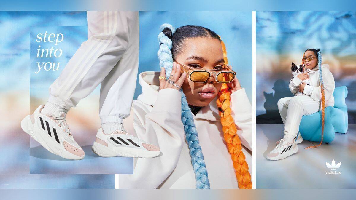 Zoe Wees posiert für Adidas.