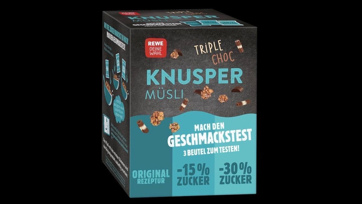 Zuckertest 2 0: Jetzt lässt Rewe Schokomüsli verkosten W V