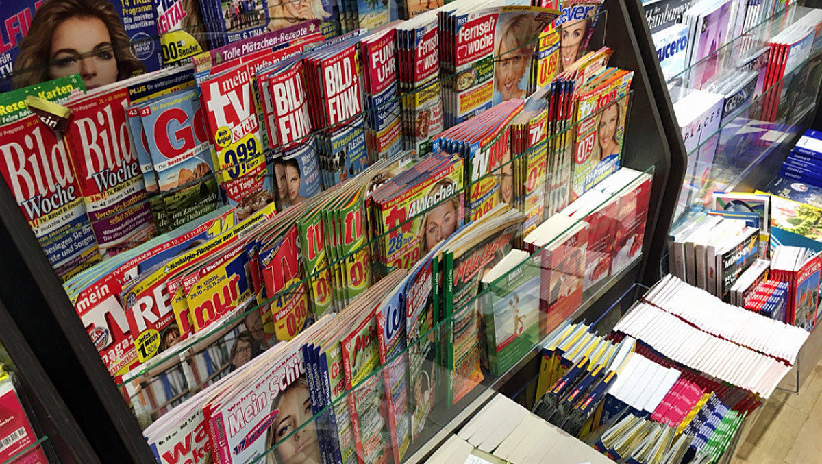 Die Zeitschriftenregale werden immer noch voller, doch von den einzelnen Titeln werden weniger verkauft. 