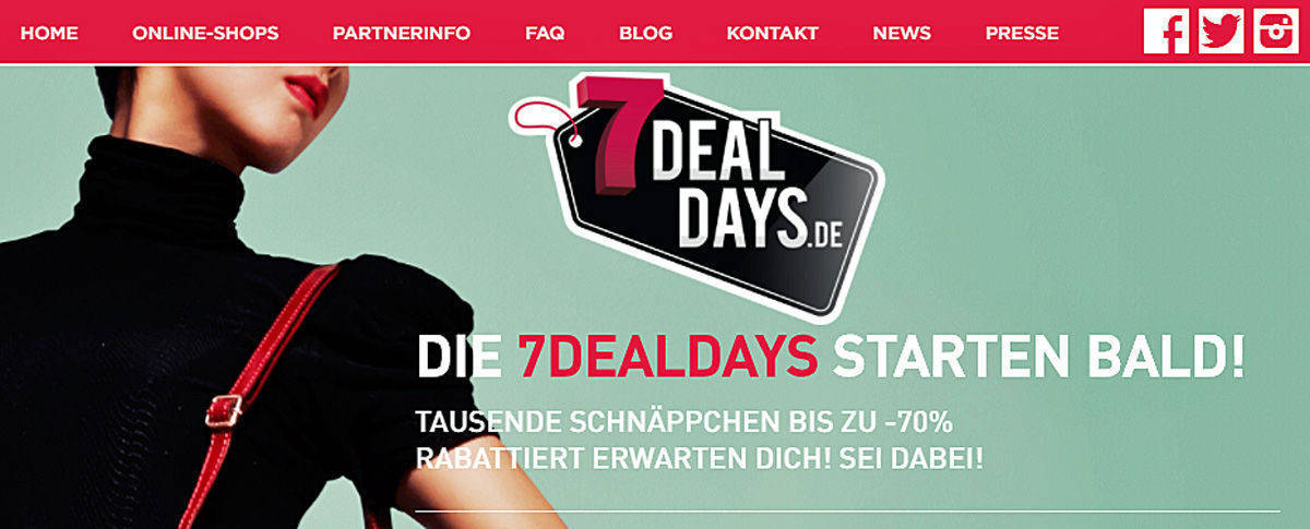 Die 7DealDays locken Käufer im Juni. 