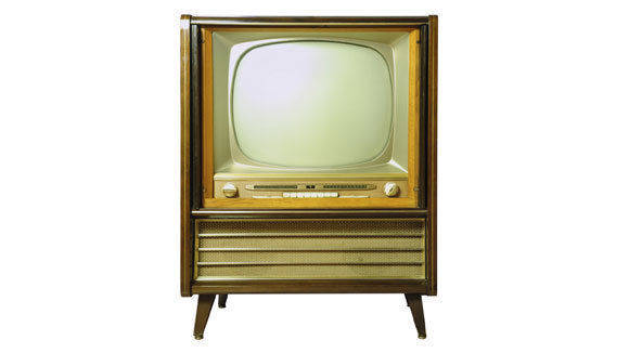 Ein Fernsehgerät aus den 50ern.