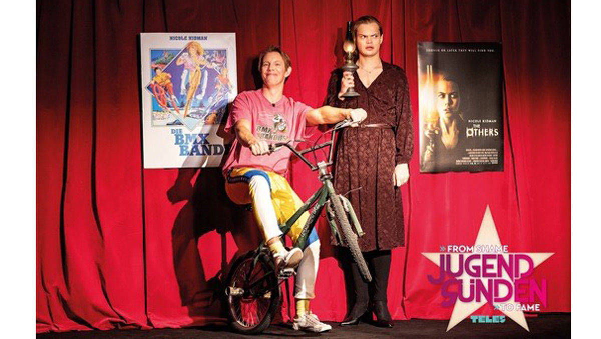Für das Tele-5-Format Jugendsünden schlüpften Simon Gosejohann (l.) und Wilson Ochsenknecht in Rollen von Nicole Kidman.
