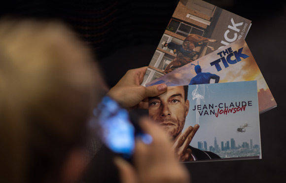 Zur Abstimmung standen "Jean-Claude Van Johnson", "The Tick" und "I Love Dick". (Foto: Lennart Preiss/Amazon Prime)
