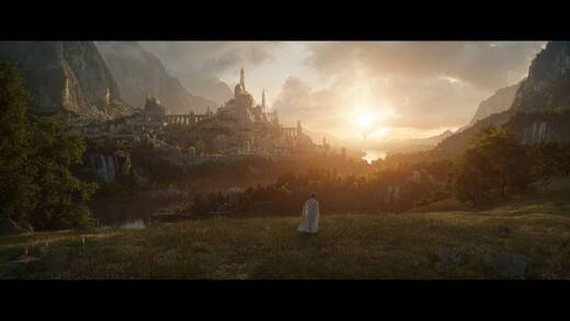 Bildgewaltig: die erste Szene aus "Lord of the Rings".