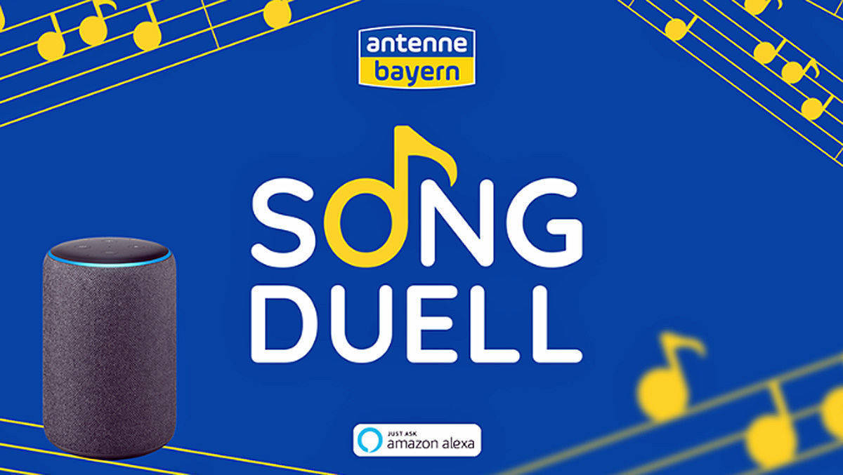 Eine Multiplayer-App für Alexa, die zu Antenne Bayern passt: Song Duell.