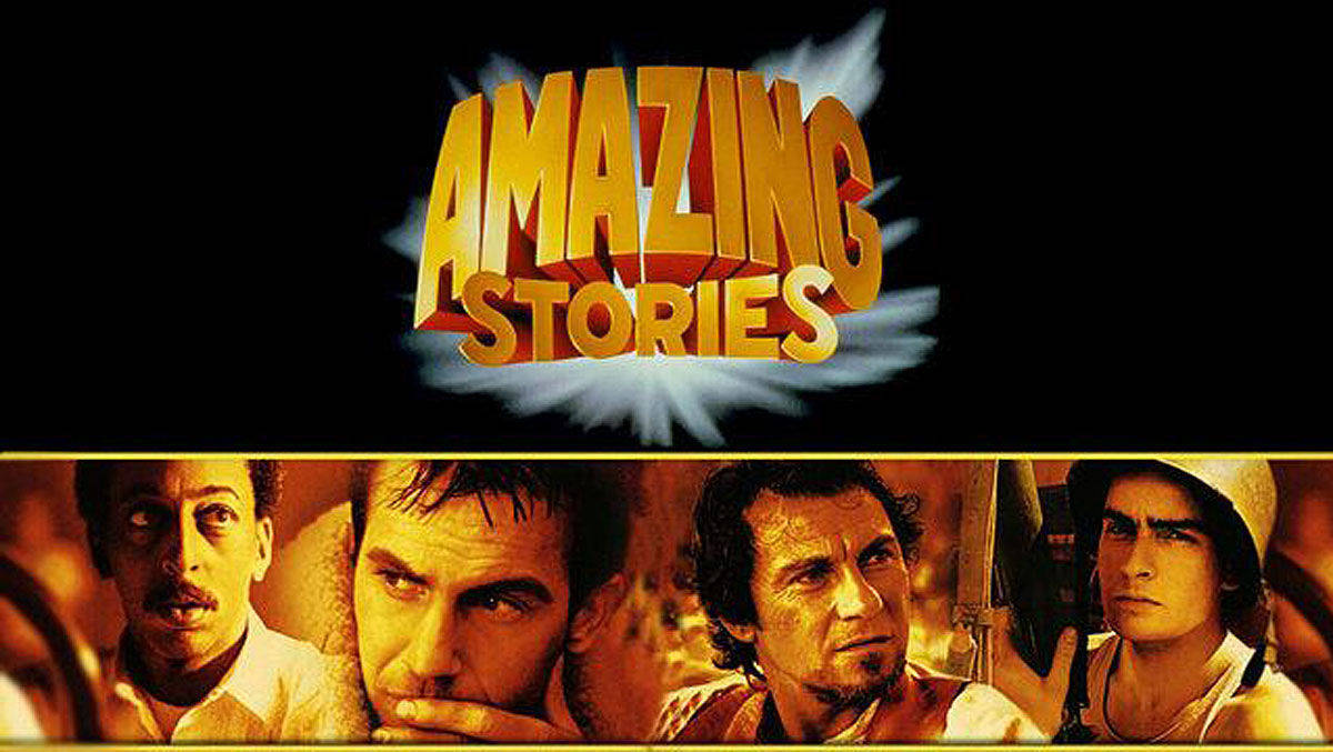 NBC zeigt die 80er-Jahre-Folgen seiner "Amazing Stories" heute online. Gastauftritte hatten Gregory Hines, Kevin Costner, Harvey Keitel, Charlie Sheen (v.l.).