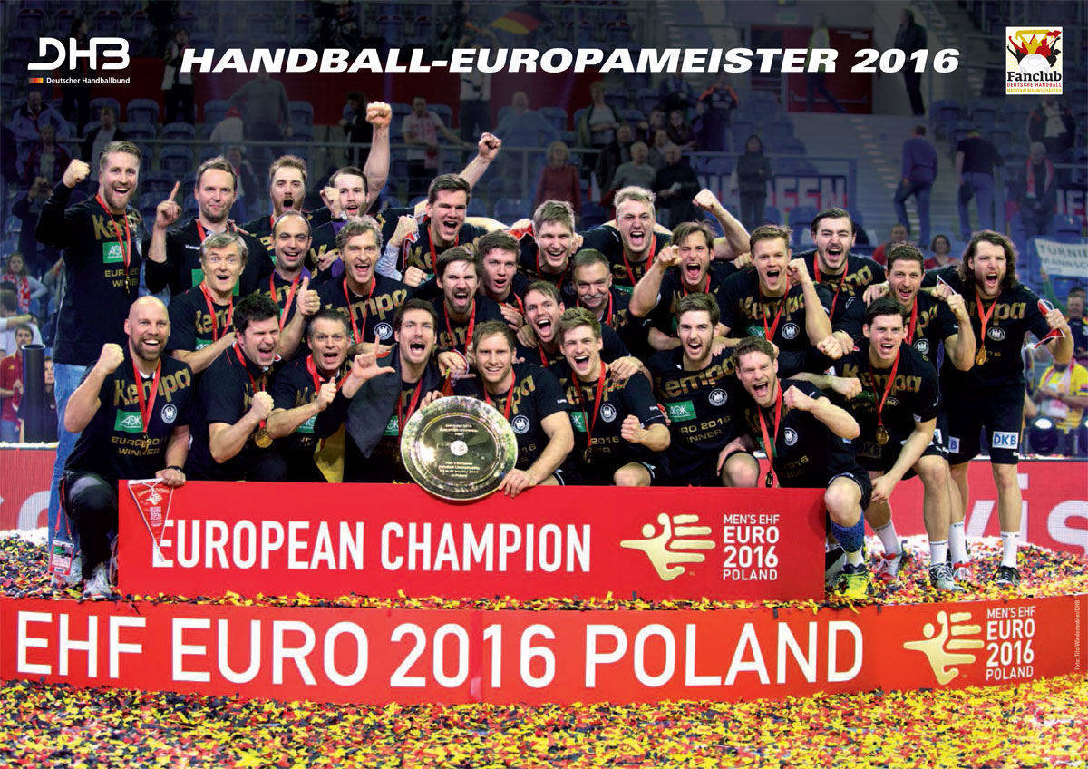 Hoffen auf die WM 2019: Das deutsche Handball-Team gewann 2016 die Europameisterschaft.