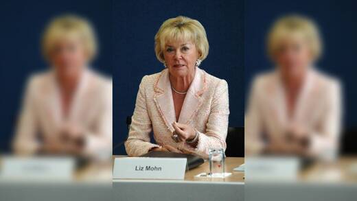 Liz Mohn bei einer früheren Pressekonferenz.