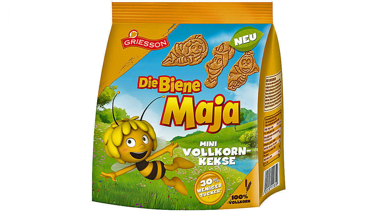 Eine heutzutage schlanke "Biene Maja" wird Keks-Vorlage. 