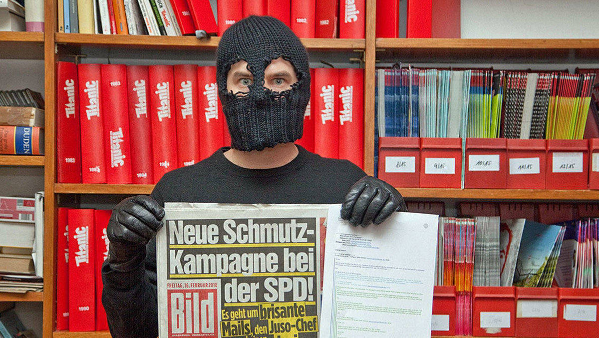 Moritz Huertgen hatte im Februar die "Bild"-Zeitung reingelegt.