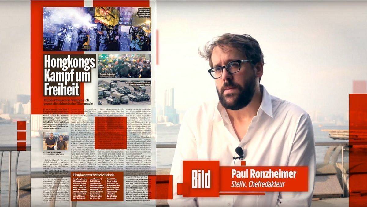 Im Kampagnen-Video ist auch Paul Ronzheimer zu sehen.