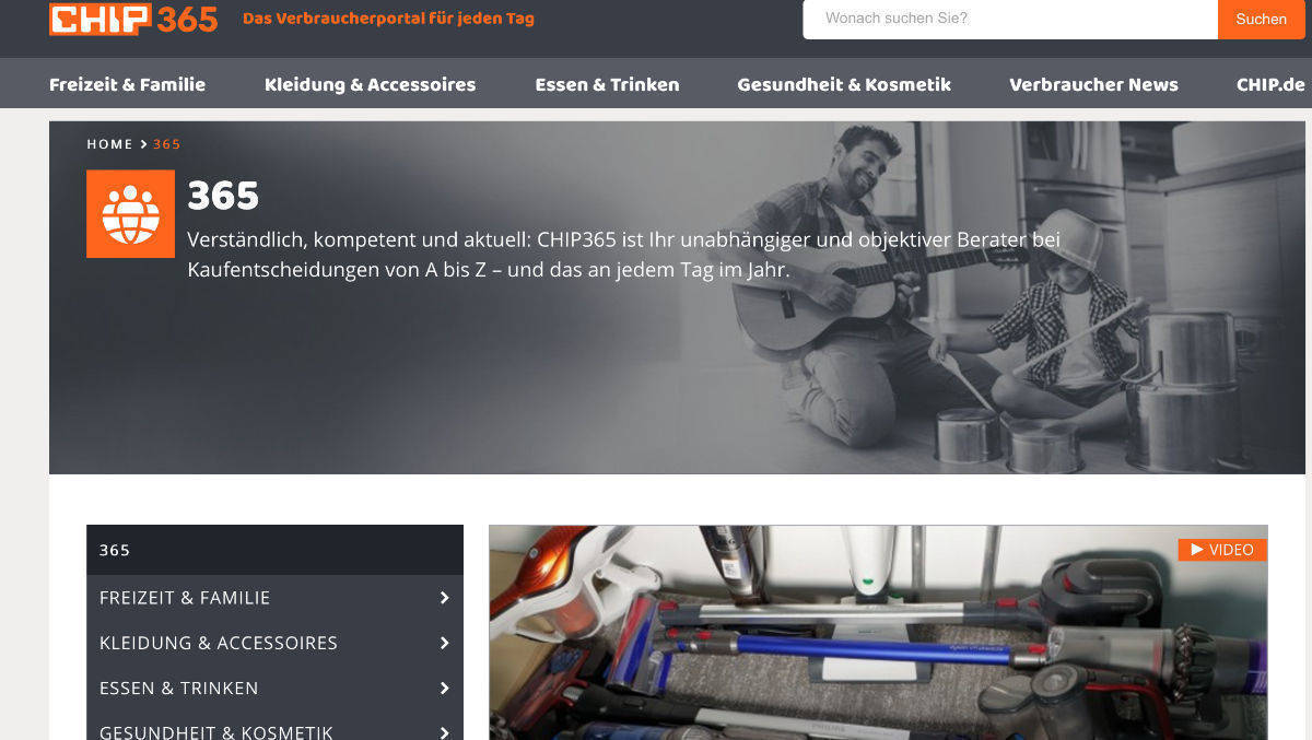 Bei Chip 365 wird täglich ein neues Produkt getestet.