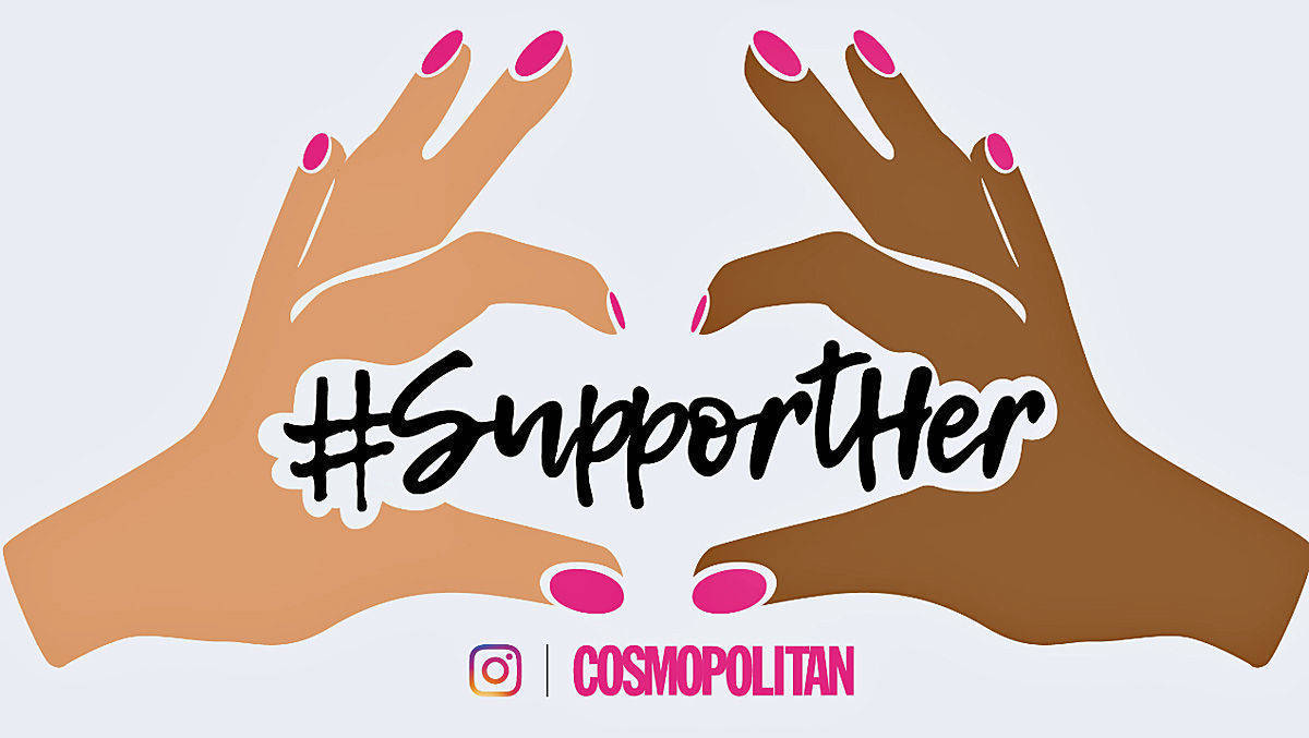 Zwei Partner, ein Ziel: Mit #SupportHER sollen inspirierende Frauen zueinander finden.