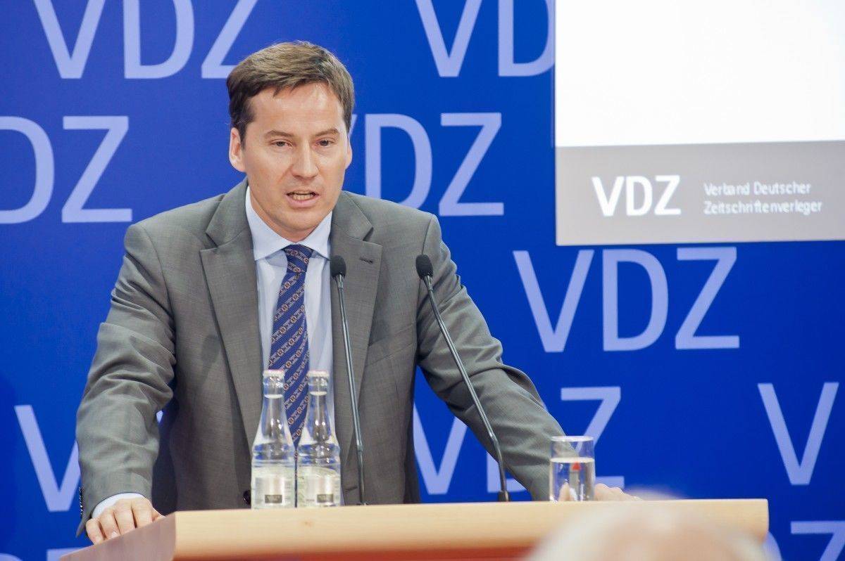Stephan Scherzer, Hauptgeschäftsführer des VDZ