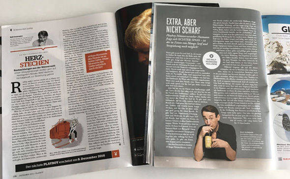 Husmanns Kolumne vor (l.) und nach dem Relaunch: Erst geht es um Liebe (und Gewalt) - dann um Spaß.