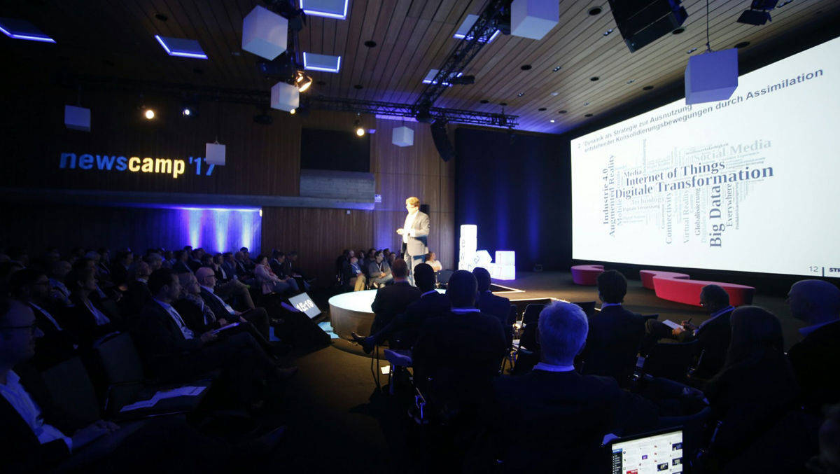 Newscamp 17: Die Digitalkonferenz wird von Pressedruck-Tochter Newsfactory organisiert.