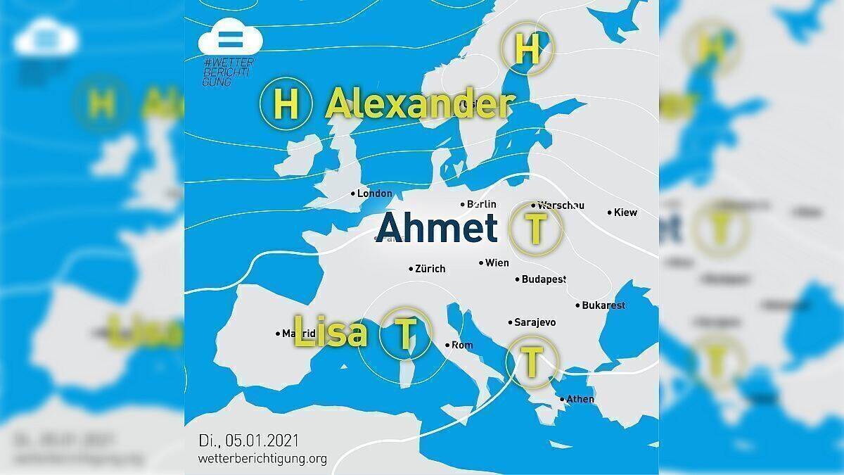 Tief Ahmet sorgt in Deutschland aktuell für Schnee.