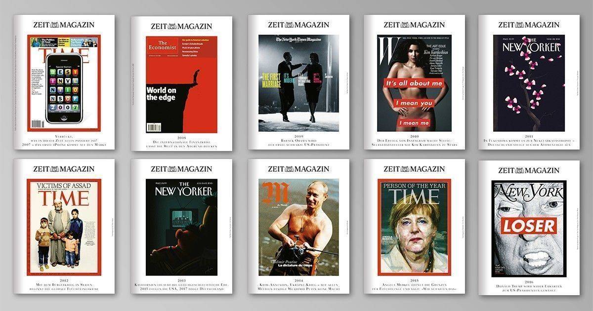 Zehn Jahre, zehn Meilensteine der internationalen Magazin-Kultur.