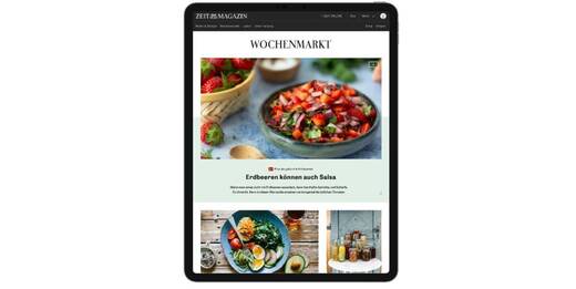Derzeit digital - ab September gibt es den Wochenmarkt auch gedruckt.