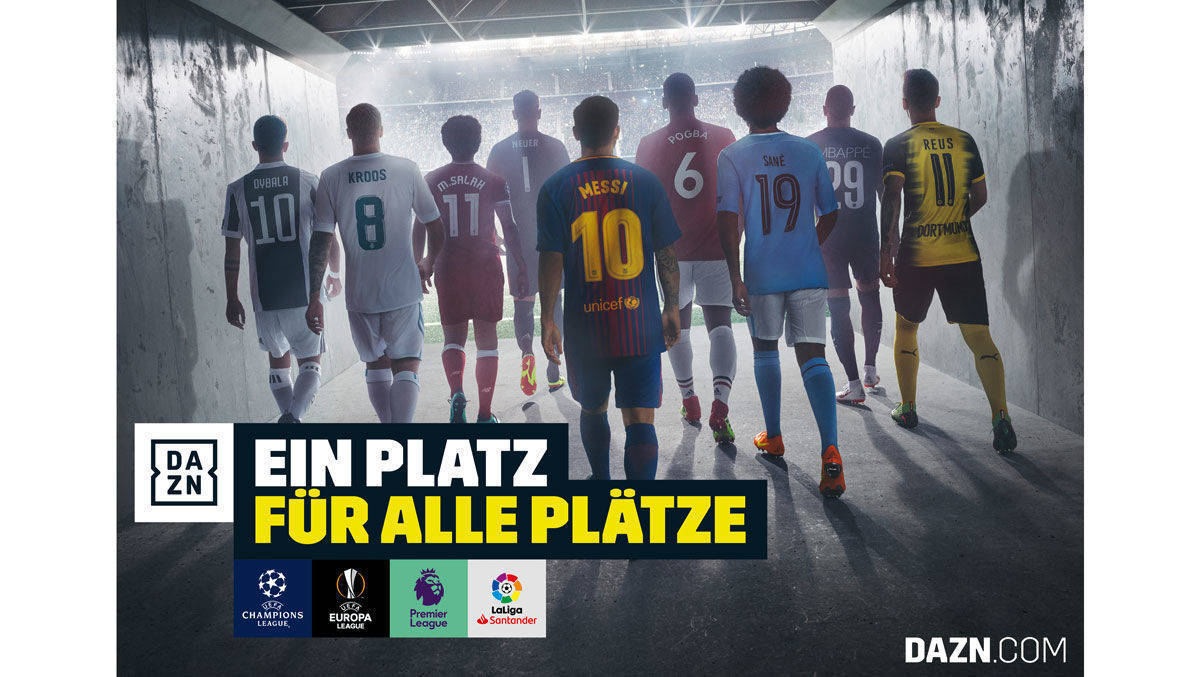 "Entscheidend is aufm Platz", wusste schon BVB-Legende Adi Preißler. Und der Platz, wo Fußballfans zu Hause sind, soll Dazn sein.