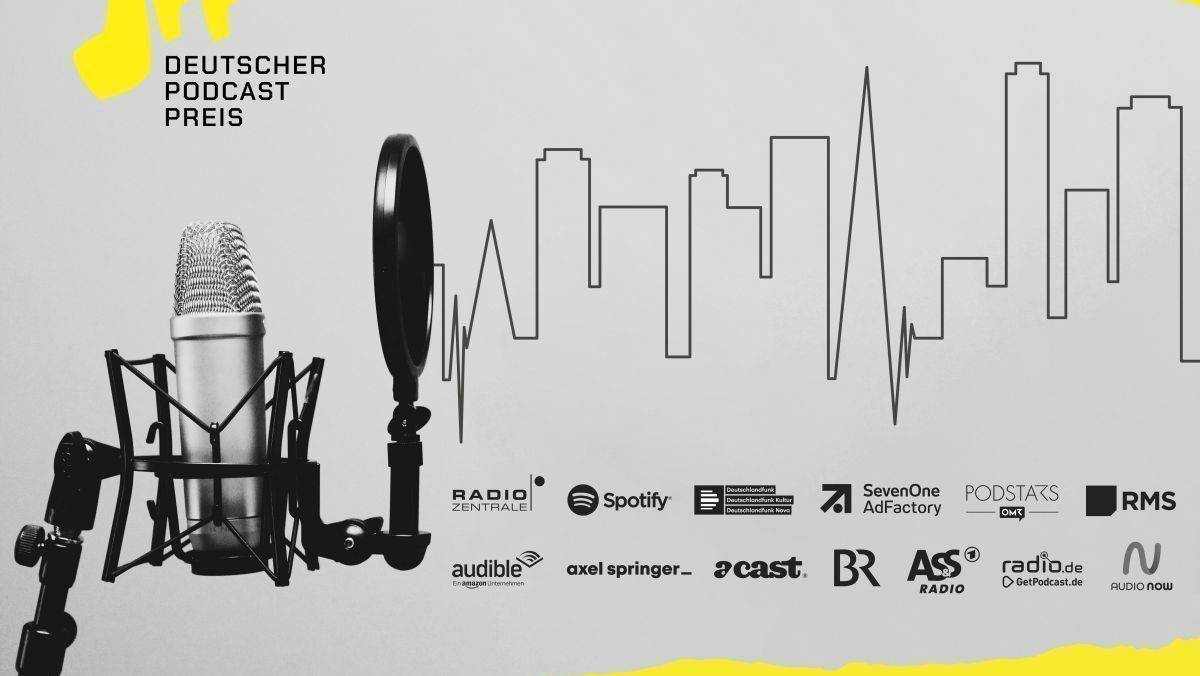 Der erste deutsche Podcast Preis wird am 19. März in Berlin verliehen. Design und Corporate Identity stammen von Geheimtipp Media.