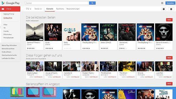 Google greift mit TV-Serien den Rivalen Apple und den Dienst iTunes an: Für den deutschen Markt hat sich der Internetkonzern unter anderem mit HBO geeinigt.