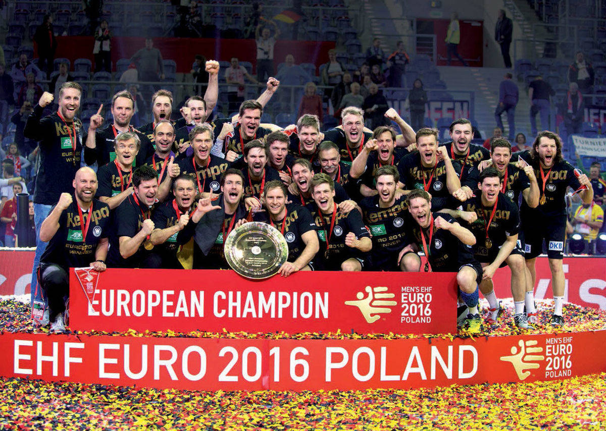 2016 wurde das deutsche Handball-Team Europameister.
