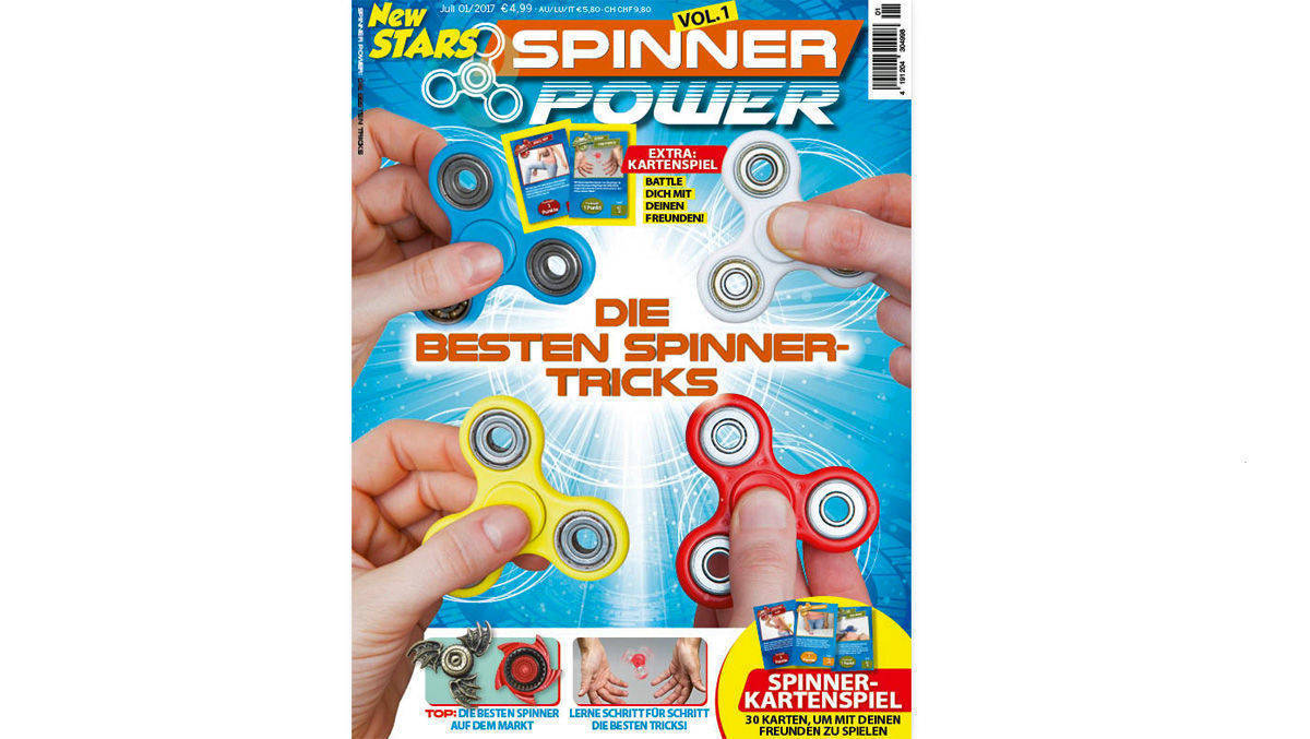 Das Printheft zum Megatrend des Sommers 2017: "Spinner Power".