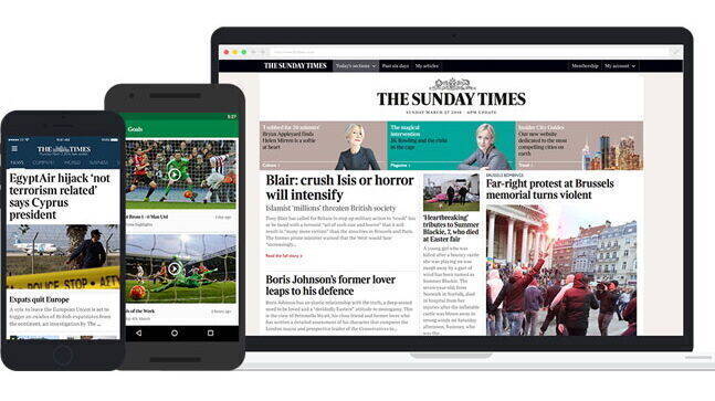 Die Times ist bei ihrer Digitalstrategie erfolgreicher als die Sun.