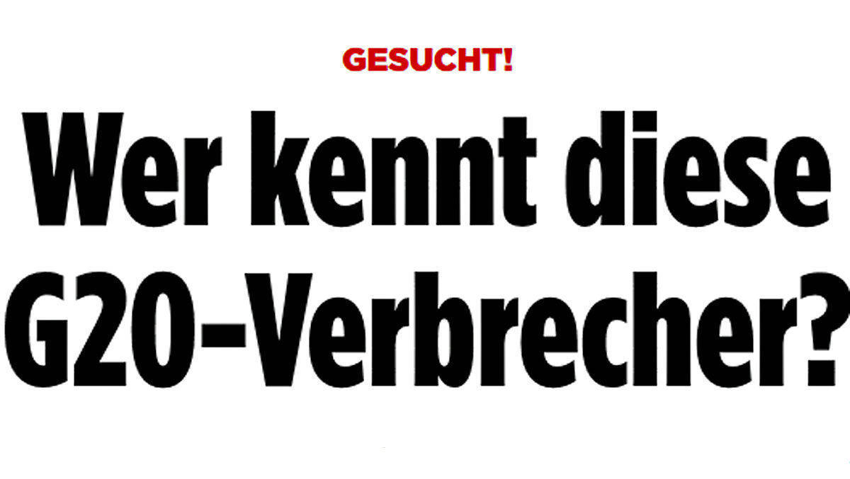 "Bild" sucht selbst. 