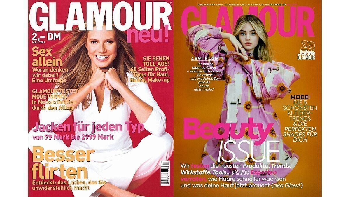 Links Mutter Heidi, rechts Tochter Leni - dazwischen liegen 20 Jahre deutsche Glamour.