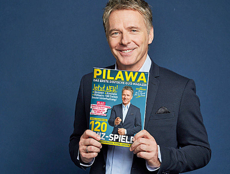 ARD-Moderator Jörg Pilawa ist Editor-at-Large beim neuen Bauer-Quizmagazin. 