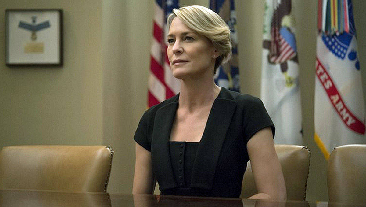 Robin Wright verdient pro Folge "House of Cards" 80.000 Euro weniger als Kevin Spacey.