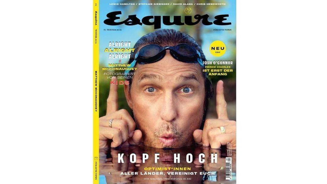 Coverstar der gedruckten Premieren-Ausgabe: Matthew McConaughey.