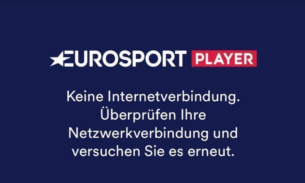 Pannen-Premiere: Statt Fußball gab es beim Eurosport Player eine Fehlermeldung.