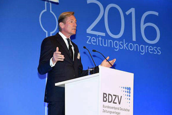 Springer-CEO Mathias Döpfner ist neuer Präsident des BDZV.
