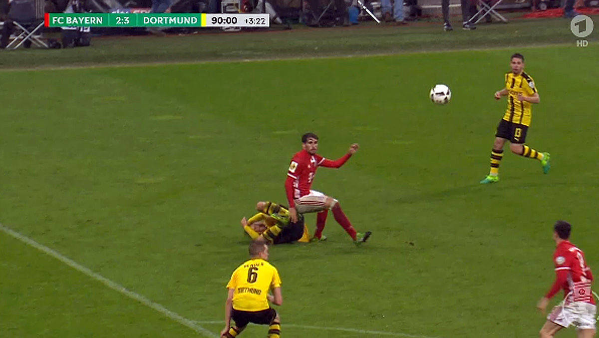 Jeder vierte Erwachsene hat das Ende des FCB im DFB-Pokal im Ersten gesehen ...