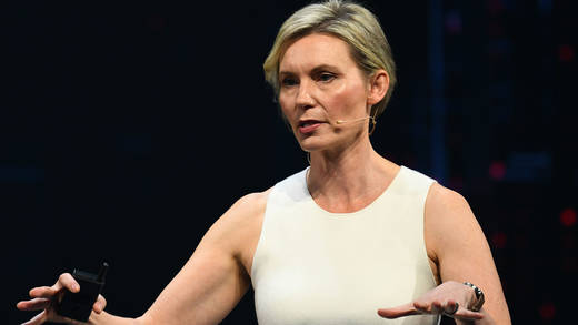Karen Nelson-Field bei der Kurzpräsentation ihrer Studie auf den Screenforce Days 2019.
