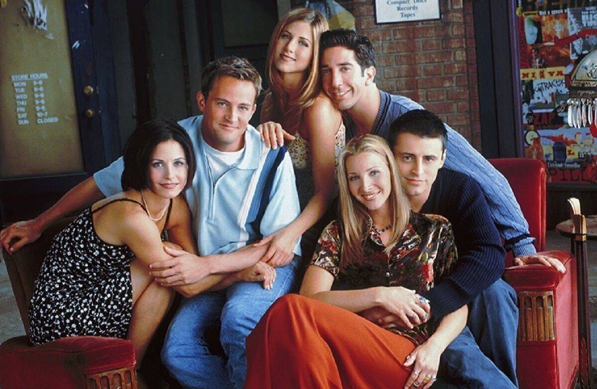 Spoiler: So jung (und schlank) wie auf diesem Bild, sehen nicht alle "Friends"-Darsteller heute noch aus
