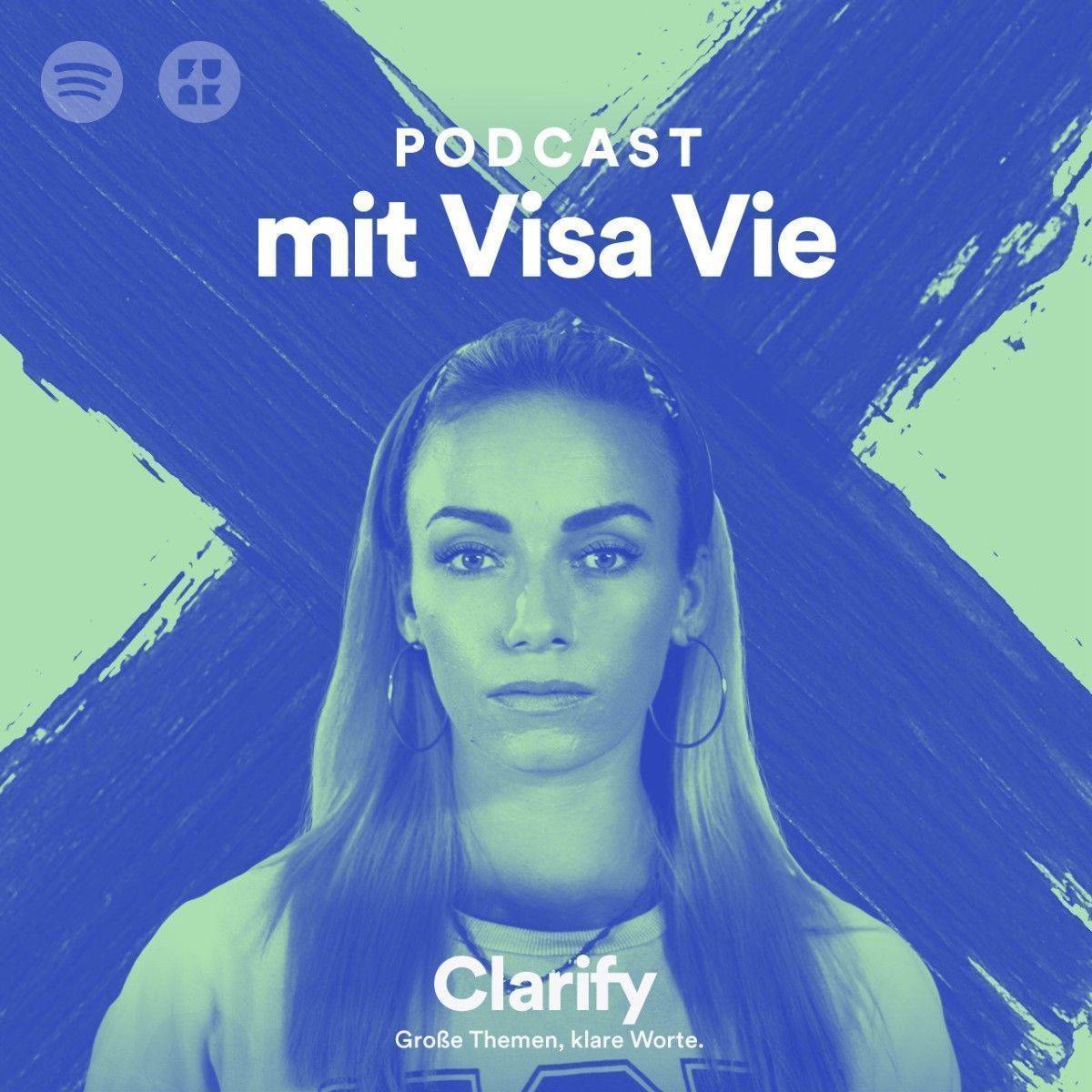 Der neue Podcast Clarify von Spotify und Funk mit Moderatorin Visa Vie.